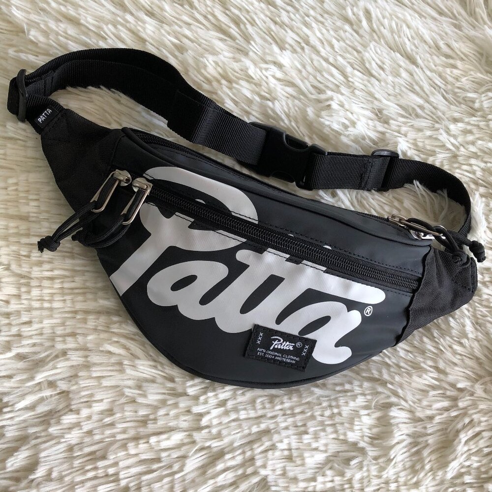 Rare Patta Black Waist Bag